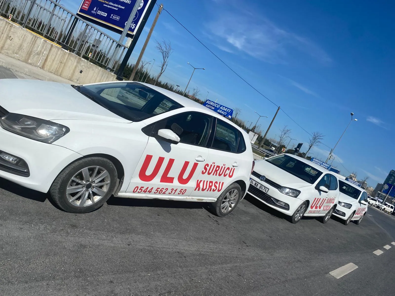 Motosiklet ders sınav başlama konumu